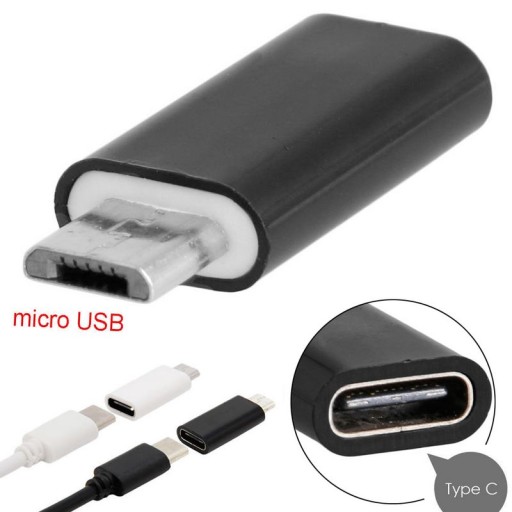 Адаптер Адаптер-конвертер типа C «папа» Micro Usb / USB-A «мама»