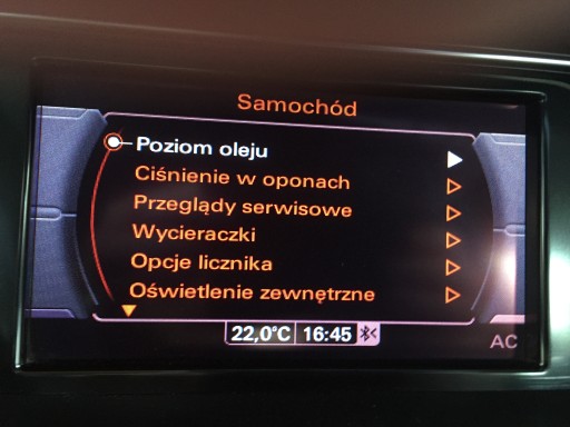 ПОЛЬСКОЕ МЕНЮ LECTOR AUDI A4 A5 A6 Q5 MMI 3G BASIC
