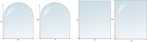 СТЕКЛЯННОЕ ОСНОВАНИЕ КАМИНА ЗАКАЛЕННОЕ СТЕКЛО 80x80см