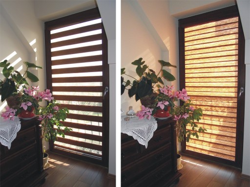 Rolety Dzień i Noc w kasecie Antracyt 46x230 DN