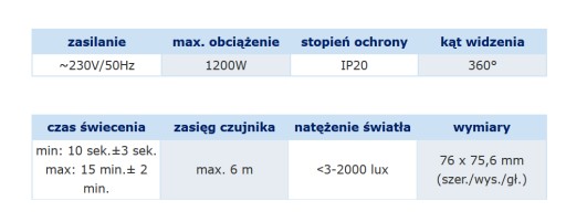 Датчик движения на 360 градусов. IP20 1200Вт для подвесных потолков OR-CR-207 ORNO