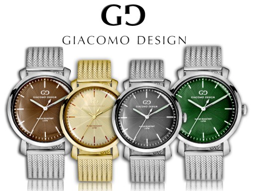 Мужские часы Giacomo Design GD09 4 ДИЗАЙНА!