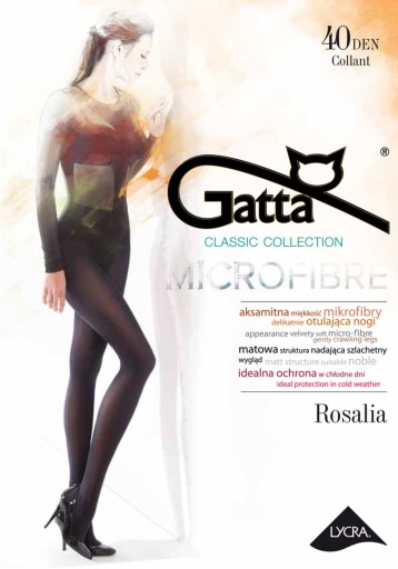 Колготки GATTA ROSALIA 40 ден ГРАФИТ #4 L