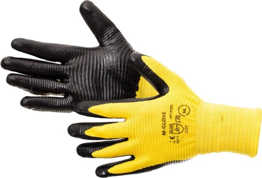 Рабочие перчатки STRONG с нитриловым покрытием M-GLOVE N1003 8