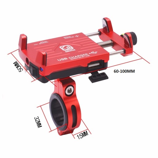 АЛЮМИНИЕВЫЙ ДЕРЖАТЕЛЬ ДЛЯ ТЕЛЕФОНА НА МОТОЦИКЛЕ