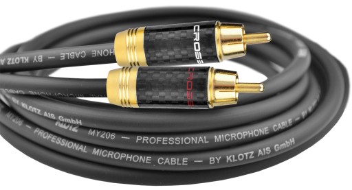Кабель стереоразъем 3,5 мм — 2x RCA Klotz 3 м