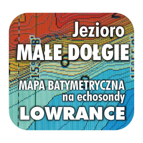 Озеро Мале Долгие, батиметрическая карта Lowrance BG