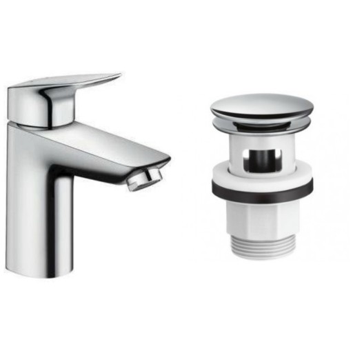 Hansgrohe LOGIS смеситель для умывальника 71107000 100 мм