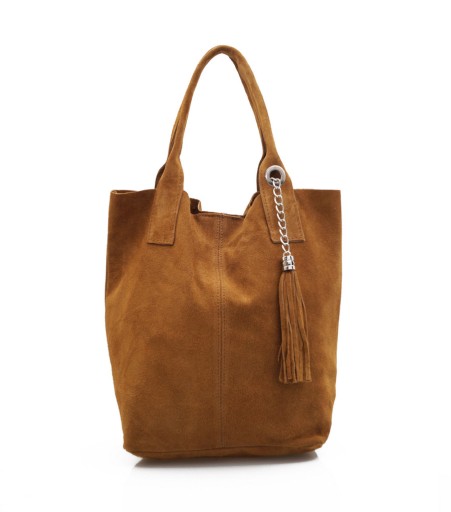 LEATHER BAG замшевая сумка V093 темно-серая