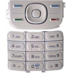 НОВАЯ БЕЛАЯ КЛАВИАТУРА NOKIA 5200, В КОМПЛЕКТЕ