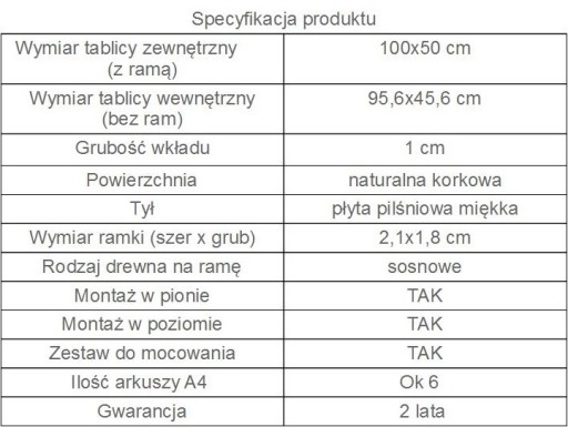 Пробковая доска 100х50 см. 50х100, отличное качество!