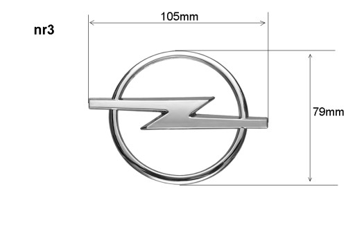 Значок задней эмблемы Opel Astra II номер 3