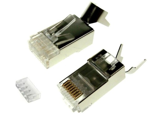 Вилка RJ45 Провод RJ-45 кат.7 - категория 7 - 10 шт.