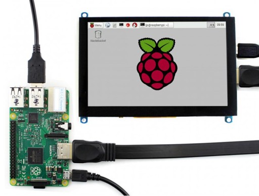 ЖК-экран 5 дюймов с HDMI (H) для Raspberry Pi, XBOX, PS4