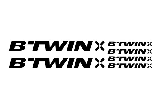 Набор велосипедных наклеек BTWIN STICKERS