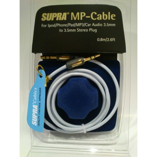 Аудиокабель Supra MP-Cable с мини-джеком, 0,5 м