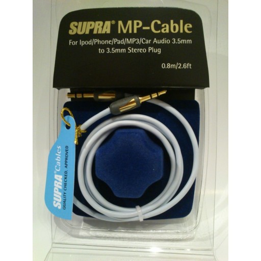 Аудиокабель Supra MP-Cable с мини-разъемом, 0,8 м
