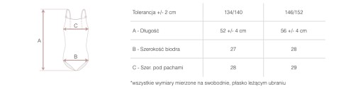 КОСТЮМ НА СТРОПАХ ДЛЯ ГИМНАСТИЧЕСКИХ ТАНЦЕВ X2 ОЗ 134/140