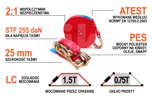 Транспортная лента Транспортные ленты 6 м/25 мм/1,4 т