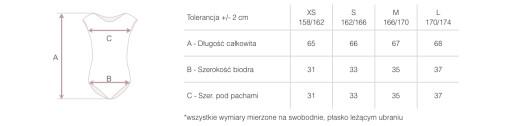 ГИМНАСТИЧЕСКОЕ БОДИ ДЛЯ БАЛЕТА И ТАНЦА X3 BC S