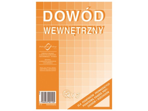 Dowód wewnętrzny A5 K12