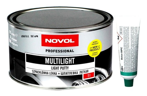 MULTILIGHT NOVOL LIGHT МНОГОФУНКЦИОНАЛЬНАЯ ШПАТЛЕВКА легко обрабатывается 133