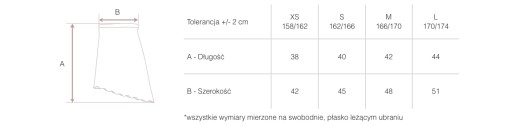 DAMSKA KRÓTKA TUNIKA BALETOWA DO TAŃCA Z3 MBO XS