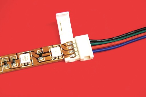 SUPER Złączka POJEDYNCZA do Taśmy RGB LED 10mm