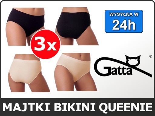 GATTA PANTIES Трусики бикини QUEENIE - 3 шт - размер L