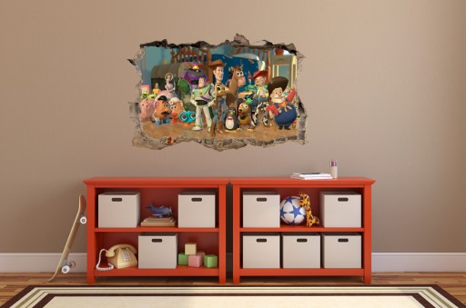 НАСТЕННЫЕ НАКЛЕЙКИ Отверстие TOY STORY 18 115x75 см