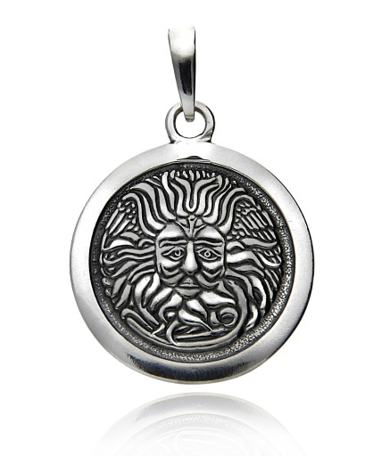 WYJĄTKOWY TALIZMAN AMULET SREBRO 925 SŁOŃCE