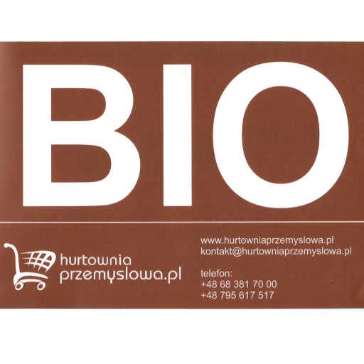 Naklejka Na Kosz Kubeł Do Segregacji BIO Brązowa