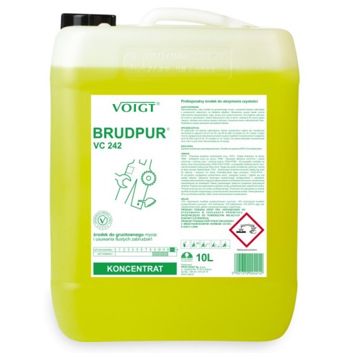 VOIGT VC 242 BRUDPUR Koncentrat do usuwania tłustego brudu, odtłuszcz, 10L