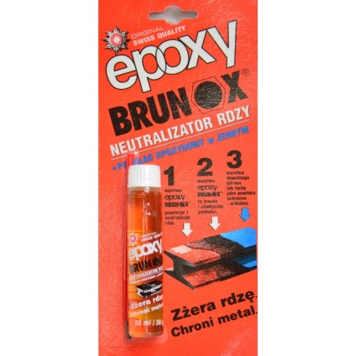 BRUNOX podkład epoksydowy NA RDZĘ 30ml SZYBKA WYS.