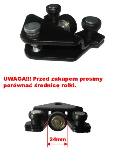 ROLKA WÓZEK DRZWI BOCZNYCH BOK OPEL VIVARO