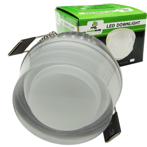 oprawa sufitowa led 3W zimna 230V dekoracja LDR