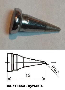 Grot 44-710654 Xytronic stożek, cienki, 0,4 mm