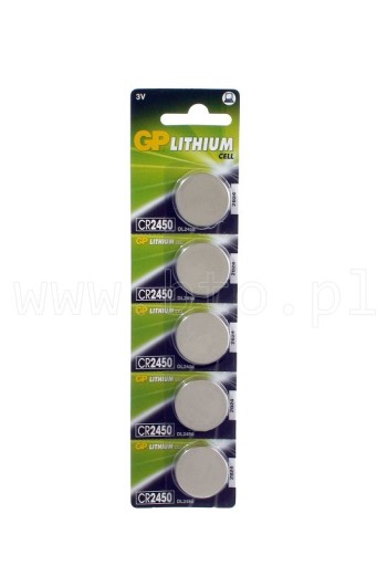 BATERIA CR2450 BR2450 DL2450 LITOWA 3V GP