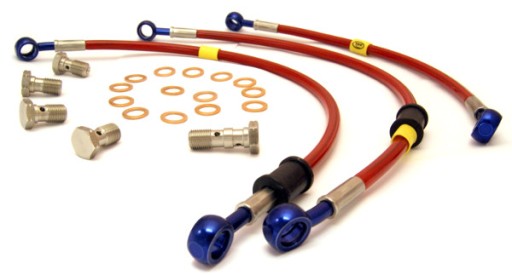 Przewody oplot HEL Yamaha YZF-R6 RJ03 1998-2002