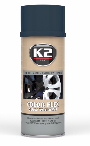 K2 COLOR FLEX GUMA W SPRAYU 400 ML CARBON