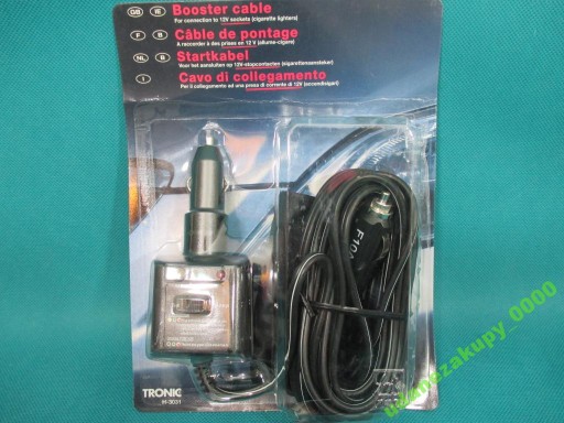 KABEL ROZRUCHOWY H-TRONIC GNIAZDA WTYCZKOWEGO 12V