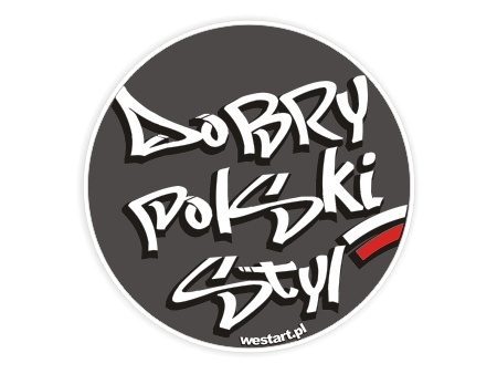 Naklejka na auto motor Dobry Polski Style , wlepka