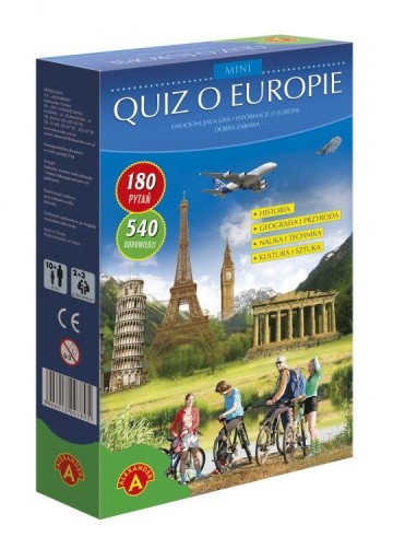 QUIZ O EUROPIE - wydanie mini - gra ALEXANDER