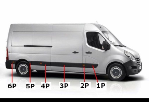Listwa 6P Listwy Master Movano NV 400 10 -Model L3