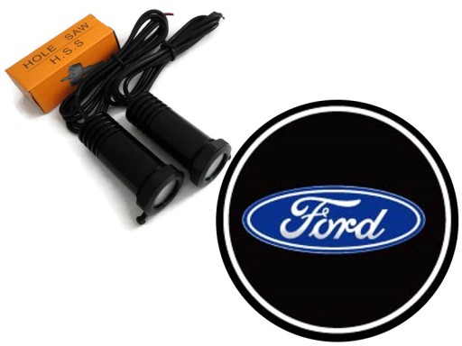 ŚWIATŁA LED POWITALNE LOGO FORD PROJEKTOR 3D CREE