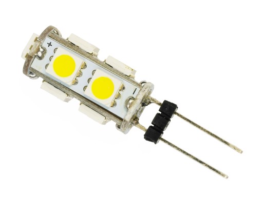 Żarówka G4 9 LED 12VDC 5050 SMD 150lm Biały zimny