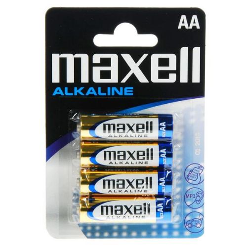 Baterie bateria alkaliczna AA LR6 Maxell 4 sztuki