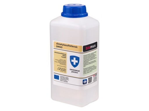 DMSO Dimetylosulfotlenek Czysty 100% 1L BIOMUS