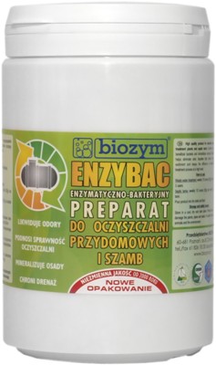 ENZYBAC 1KG ENZYMY BAKTERIE DO OCZYSZCZALNI SZAMBA