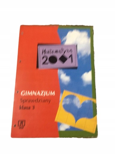 MATEMATYKA 2001 3 ksiązka nauczyciela TESTY